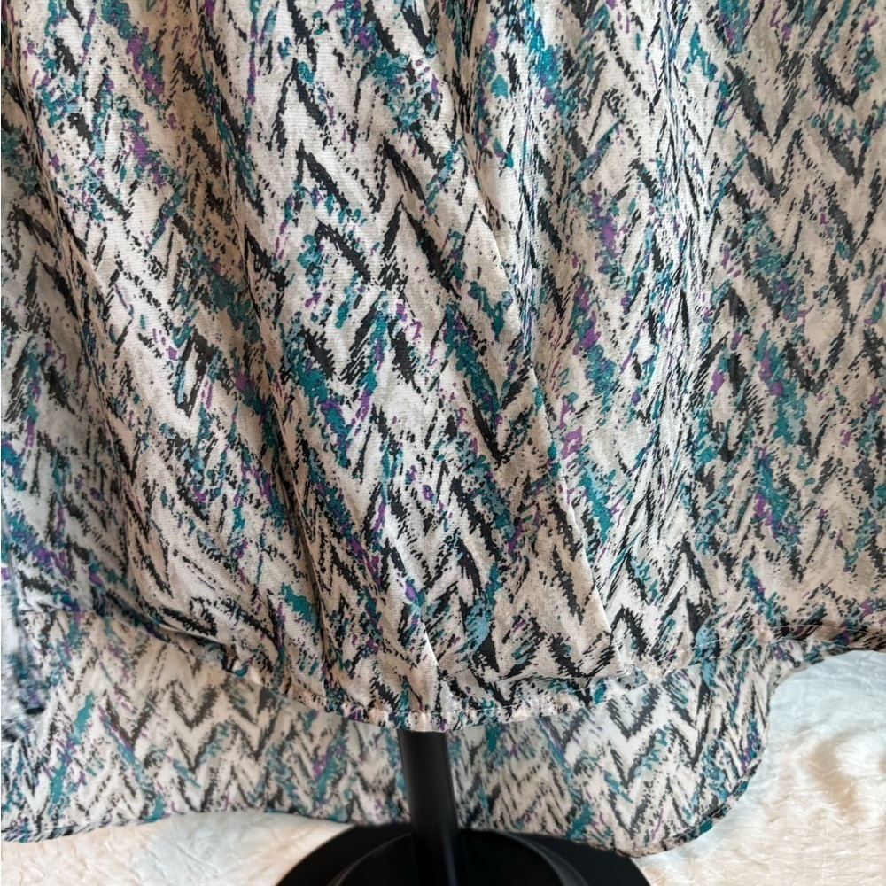Daisy Fuentes Multicolor Patterned Blouse - Picture 3 of 8